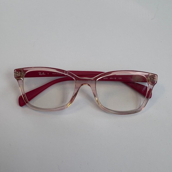 Ray-Ban Pink Eyeglasses FRAMES ONLY RB 1591 3806 46-16-125 Kids Girls Children - Picture 1 of 4